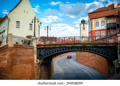 The bridge of Lies in Sibiu city, Romania