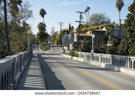 A bridge in the Los Feliz neighborhood of Los Angeles