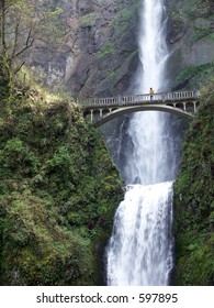 Bridge At Multnomah Falls. OR