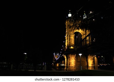 bridge at night