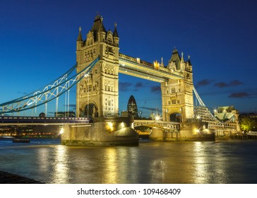 Bridge At Night, London, UK