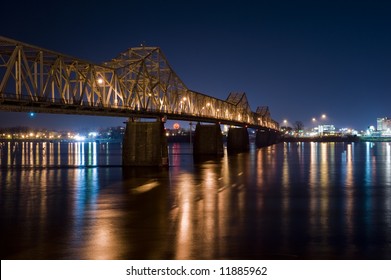 Bridge At Night Louisville Kentucky