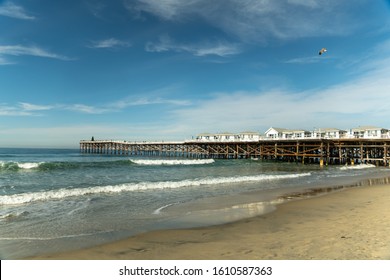 Bridge And Ocean Beach In San Diego, California