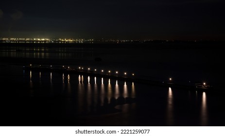 Bridge On The Boat, Water Reflection, Starlight.