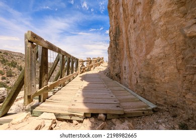 Bridge On The Guadalupe Peak Mountain Trail