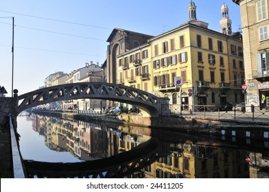 Bridge on Naviglio, Milan - Powered by Shutterstock