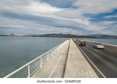 Bridge On Sorell Causeway, Part Of Tasman Highway Near Hobart