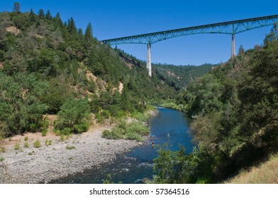 Bridge over the American River, Auburn, California