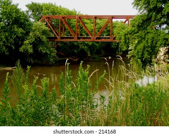 Bridge Over The Big Blue River; Beatrice, Nebraska