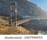 Bridge over the Bonneville Shoreline Trail, Salt Lake City, Utah