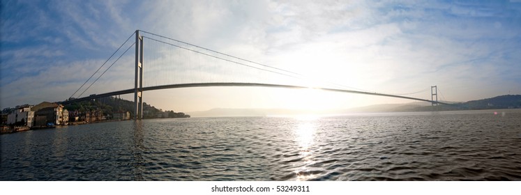  bridge over the Bosporus at sunrise