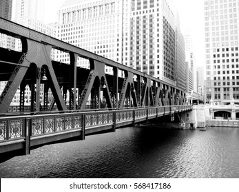 Bridge Over The Chicago River.