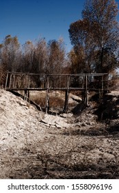 Bridge Over Dry River In The Delta Reserve Of The Colorado River