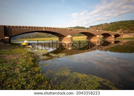 Bridge over the Eder river by Asel 3 Stock photo © 
