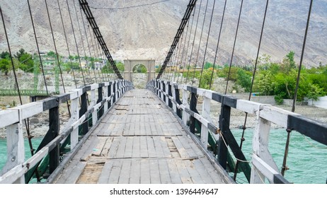 Bridge Over Gilgit River, Gilgit, Pakistan