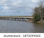 bridge over a lake in texas