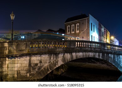 Bridge Over Lee River In Cork City, Ireland