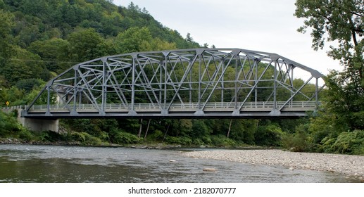 Bridge Over Otter Creek In Vermont