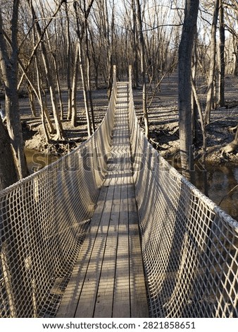 Bridge over the river bed