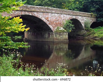 Bridge Over The River Eden At Armathwaite, Cumbria, UK