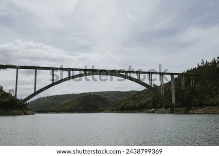 Bridge over Zêzere river in Portugal