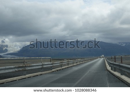 A bridge over the river of Iceland’s ring road