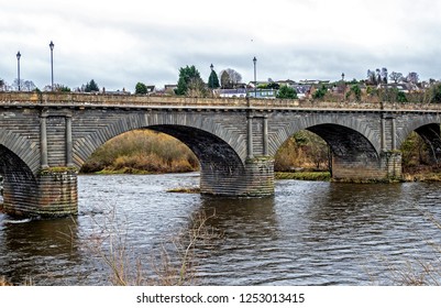 Bridge Over The River Tweed At Kelso