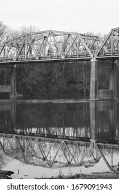 Bridge Over Shenandoah River In The Shenandoah Valley