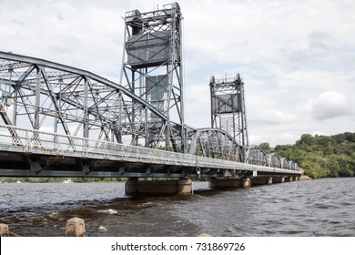 Bridge Over The St Croix River Between Wisconsin And Minnesota