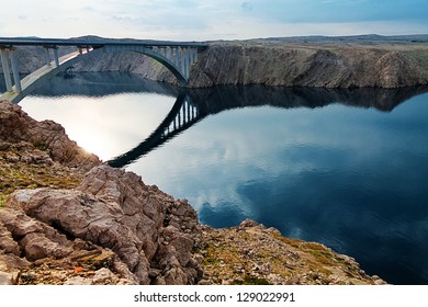 Bridge To The Pag Island, Croatia