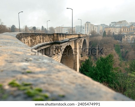 Bridge pont Adolphe in Luxemburg city