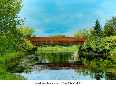 A Bridge In Red Deer, Alberta