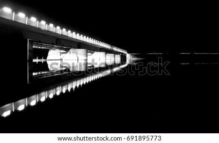 Image, Stock Photo here comes the night, the stars and the moonlight