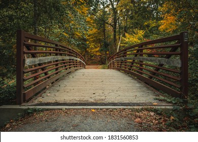 Bridge In Rockefeller State Park Over The Pocantico River