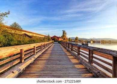 Bridge In SAPPERTON LANDING PARK, New Westminster, BC