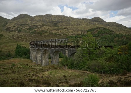 Bridge in Scotland where the Hogwart express was filmed.