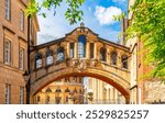 Bridge of Sighs (Hertford bridge) in centre of Oxford, UK