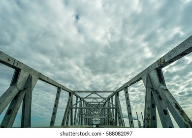 Bridge Structure from the car. 