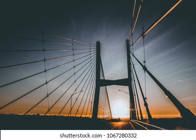 Bridge and Sunset