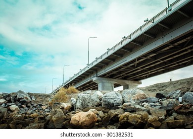 Bridge at sunset