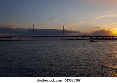 Bridge at sunset