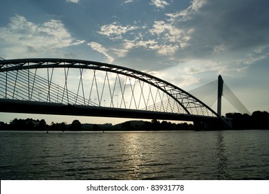 Bridge sunset view