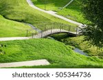 The bridge through a stream