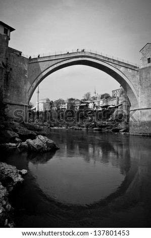 Similar – Image, Stock Photo Overflow Deserted Bridge