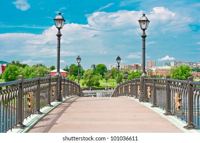 Bridge In Tsaritsino Park, Moscow, Russia, East Europe