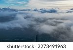 Bridge under the beautiful clouds
