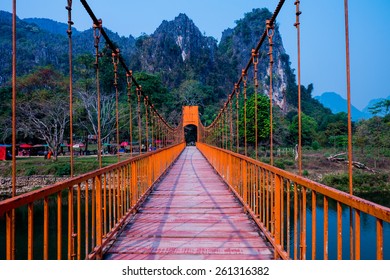 Bridge In Vang Vieng, Laos