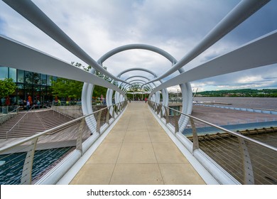 Bridge At The Yards Park In The Navy Yard Neighborhood Of Washington, DC.