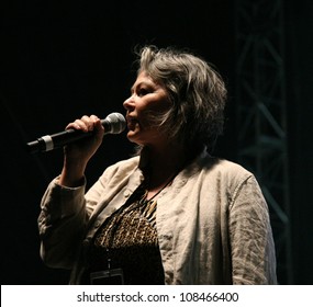 BRIDGEPORT, CT - JULY 21: Roseanne Barr Speaks At 