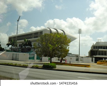 Bridgetown, Barbados - February 4 2017: The Kensington Oval Cricket Stadium